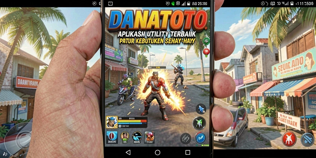 Tampilan aplikasi DANATOTO yang memudahkan pengguna.