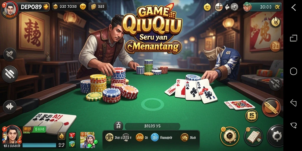 Tampilkan gameplay QiuQiu di DEPO89 dengan grafis yang mengesankan.