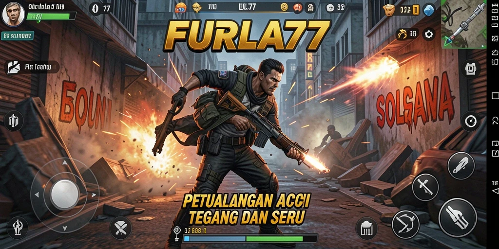 Tampilan screenshot FURLA77 dengan aksi seru dan grafis menawan.