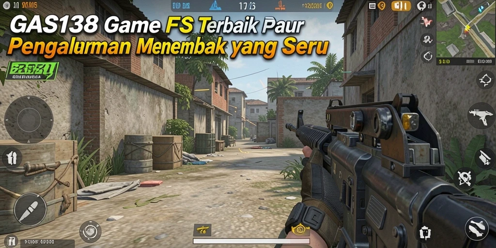 Screenshot menunjukkan aksi menegangkan dari gameplay GAS138 yang intens.