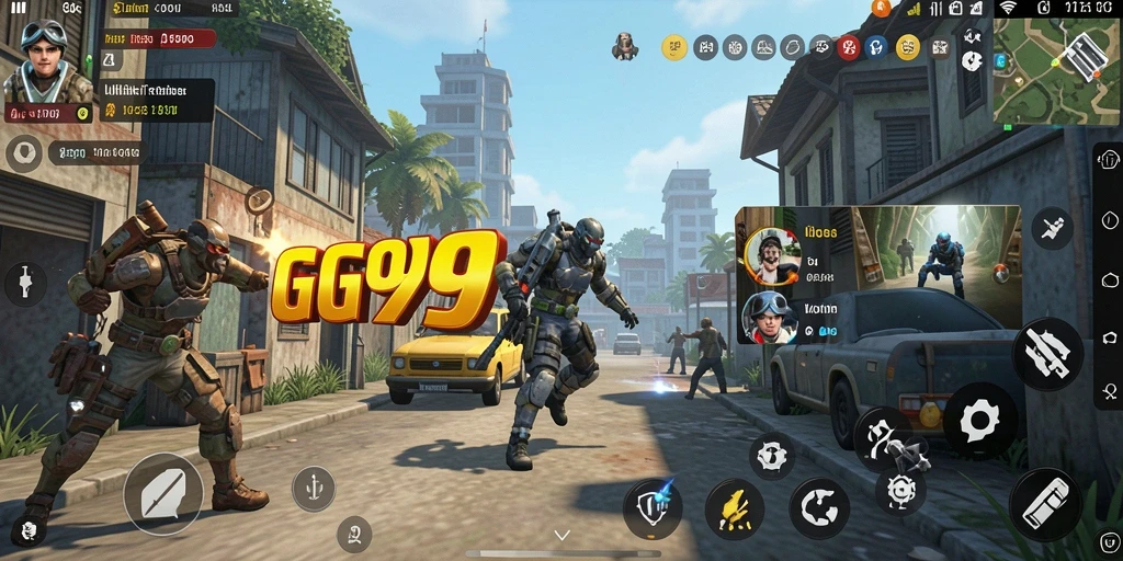 Tampilan layar utama GG99 dengan fitur Utilitas yang mengesankan.