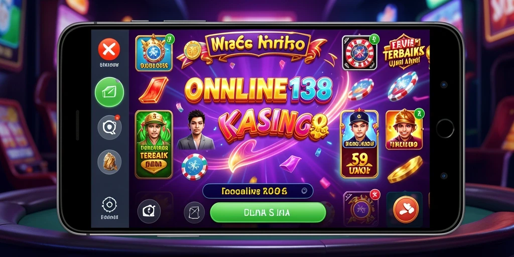 Tampilan gameplay menarik dari ONLINE138 dengan suasana Kasino.