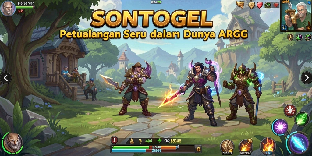 Tampilan gameplay menegangkan dalam <strong>SONTOGEL</strong> dengan aksi yang mendebarkan.