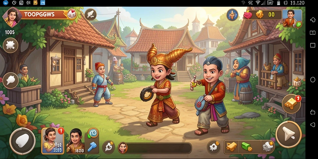 Tampilan gameplay TOOPGWS yang menarik dan penuh tantangan.