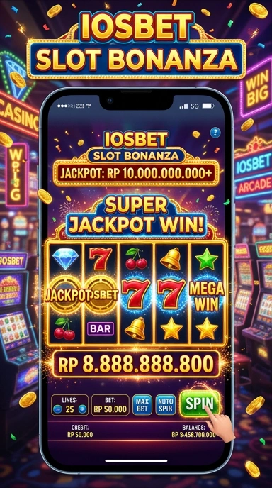 Tampilan utama aplikasi iosbet yang inovatif.