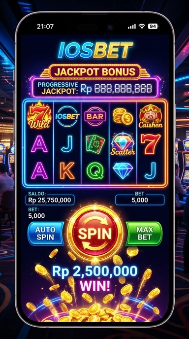 Fitur pencarian cepat pada aplikasi iosbet.